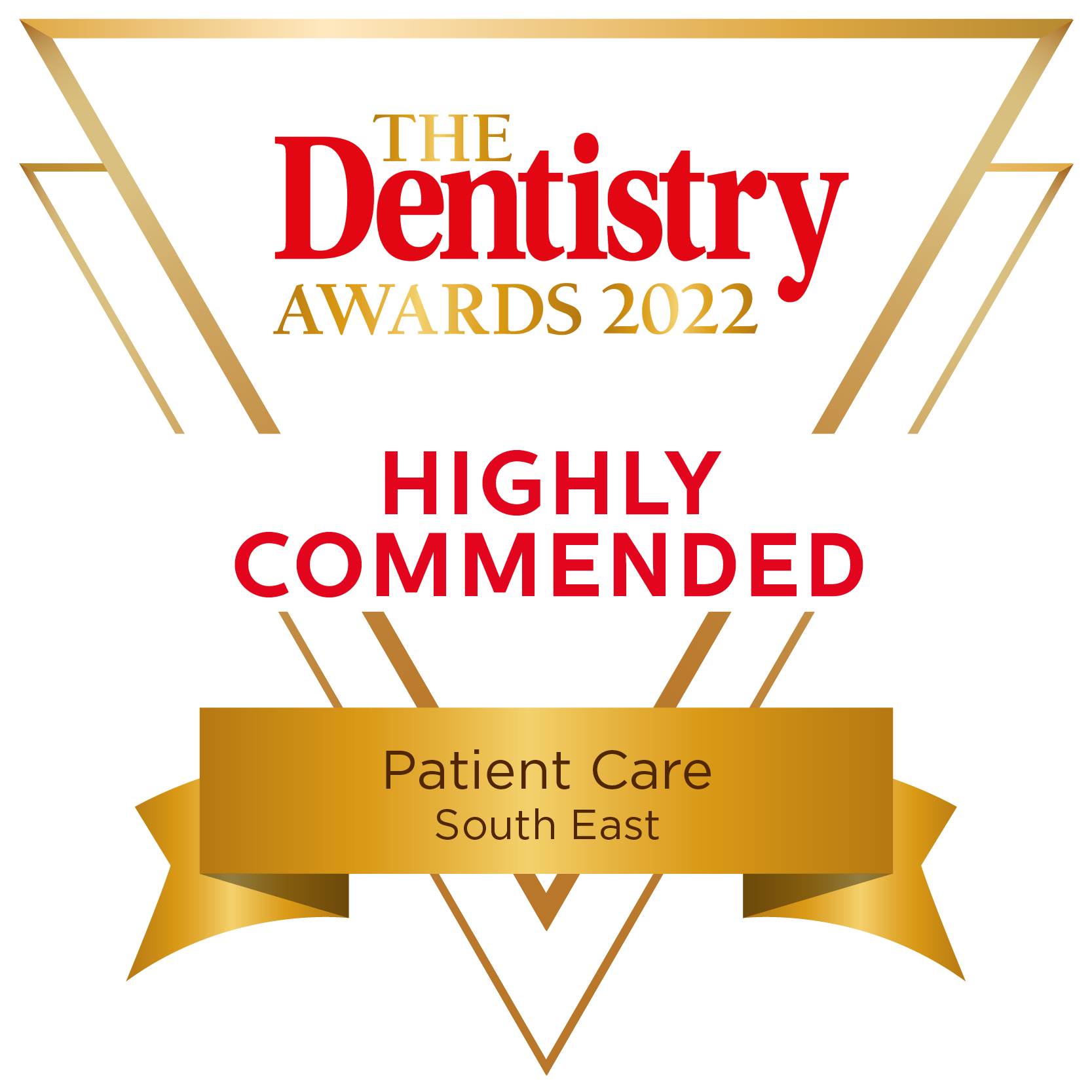 Highly Commended - Patient Care South East - Dentistry Awards 2022